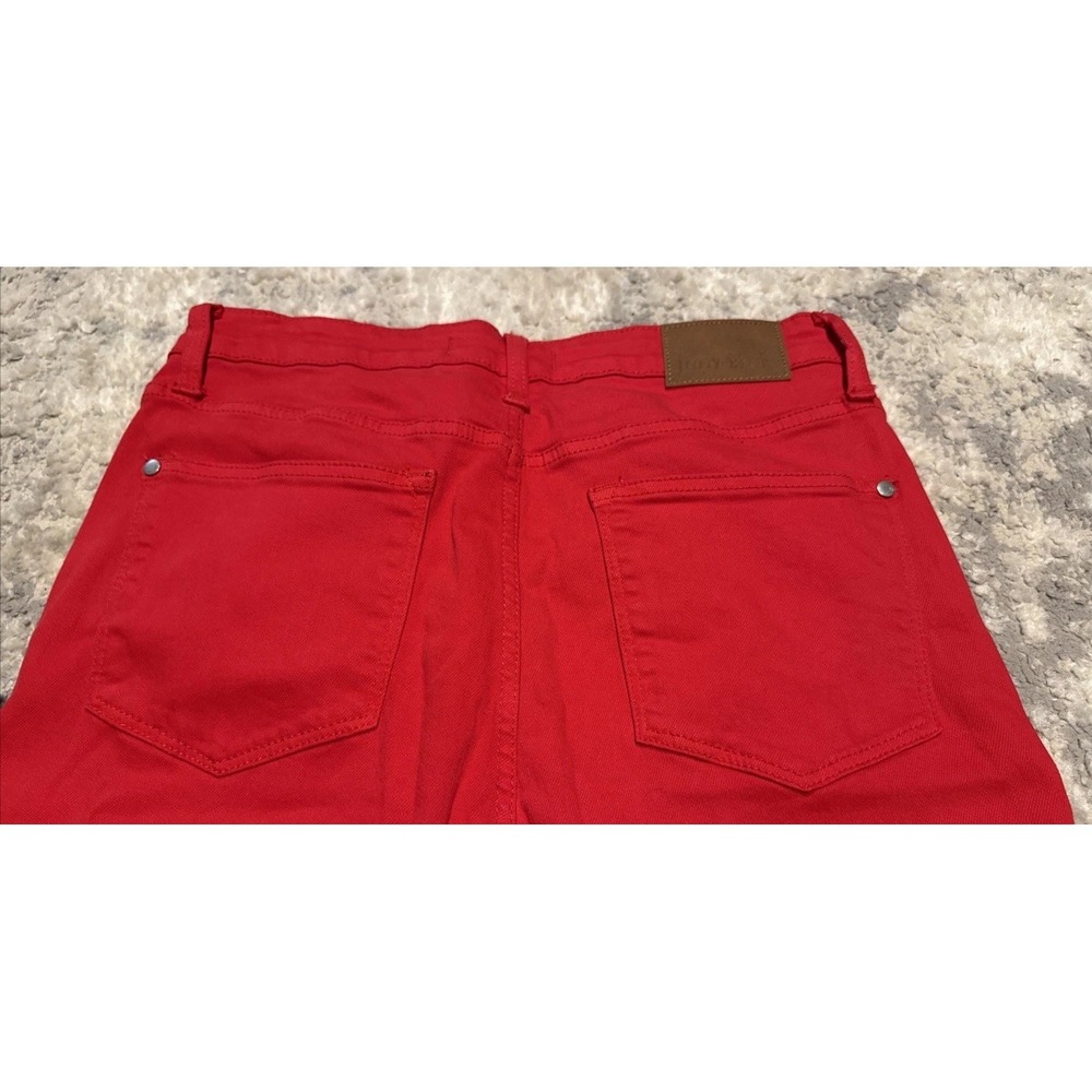 Judy Blue Red Garment Dyed Denim Jeans High Waist Womens Sz 11  / 30 - Picture 6 of 6